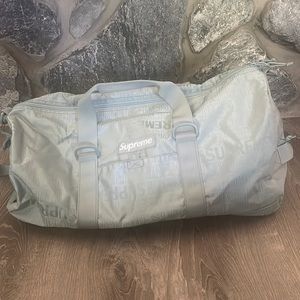 Supreme Ice Blue Duffel Bag
